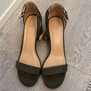 A New Day Women's Dark Green Heels